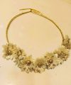Golden Glittor Flower Crown / Ideal For Birthday Girl / Bridal Shower. 