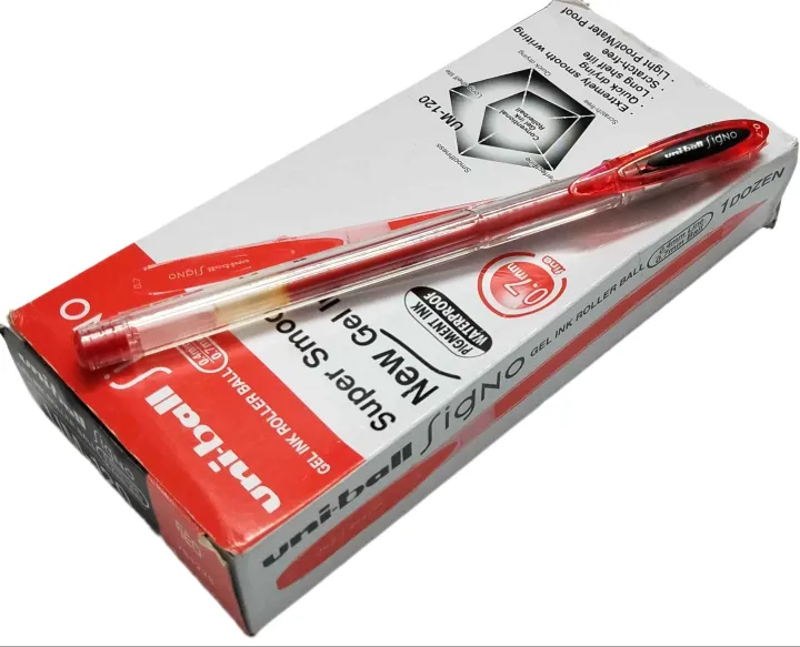 Pack%20of%201,%20and%204%20Multi%20Color%20Super%20Smooth%20Gel%20Pen,%20Uniball%20SigNo%20with%20Gel%20Ink%20Roller%20Ball%200.4mm%20Line,%200.7mm%20Ball%20-%20Image%203