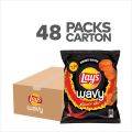 Lays Wavy Flaming Hot Rs. 30 - Pack of 48. 