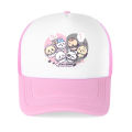 chiikawa Giicawa Japanese Hat Boys and Girls Casual Duck Tongue Mesh Cap Children's Baseball Cap Wusatch. 