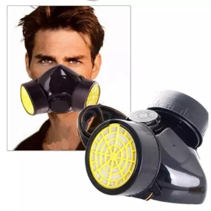 Mask with Double Protection Filter for safety from smokeandchemicals