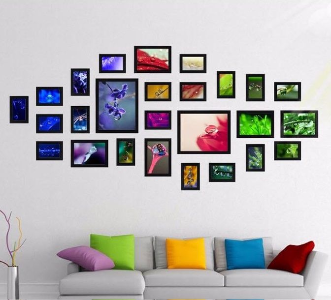 Techmanistan Set of 26 - Photo Frames Collage Wall Hanging Wall Decor Set