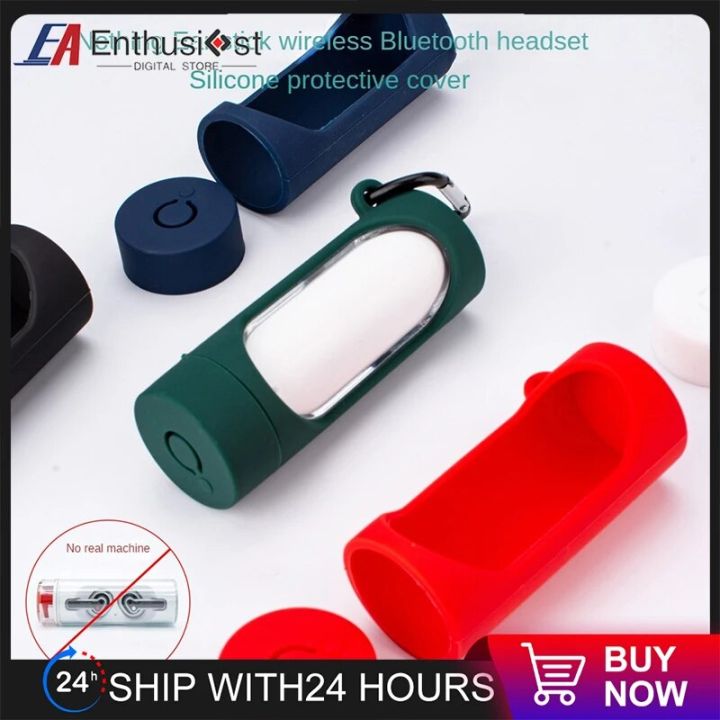New Silicone Case For Nothing Ear Stick Dustproof Earphone Case Headset Shockproof Protective Cover With Anti-lost Carabiner