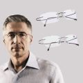 1PC Classic Ultralight Rimless Memory Titanium Magnetic Reading Glasses Men Women Presbyopic Eyeglasses Strength +1.0~+4.0. 
