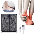 EMS Foot Massager Mat Portable Folding Feet Massage Pad Machine Electronic USB Rechargeable. 