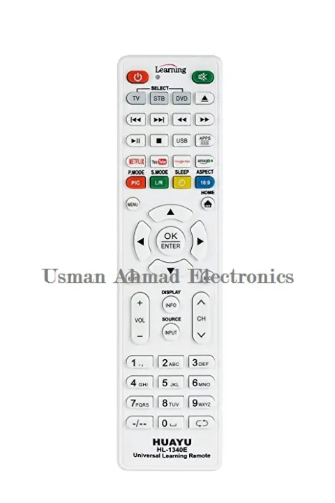 3%20In%201%20Universal%20Learning%20Remote%20-%20TV-%20DVD%20-%20Receiver%20Huayu%20HL-1340E%20-%20Image%203