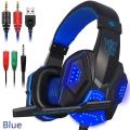 Green Cat Redcolourful Over Ear Gaming Headset with Mic and LED Light for Laptop Cellphone PS4. 