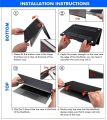 Hardshell Case For Apple MacBook Pro 13 Inch A1278 Year 2008-2012 ( Black  ). 