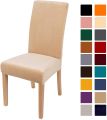 Dining Chair Slipcovers- Pack of 4- Cotton Jersey - For Arm Less Chairs by Knit that Fits. 