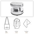 Suction Cup Handle Door 2 Pieces Fridge Glass Mobility Handle Silver. 