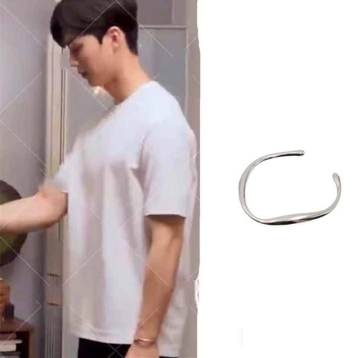 【New arrival】for women man Han So Hee Nevertheless Song Kang bangle Korea Simple Gift pulseras mujer jewelry