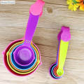 10 Pcs Measuring Spoons - Measuring Cups - Multicolor. 