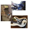 10 Pcs/Pack Horror Series Rock Punk Graffiti Sexy Waterproof Stickers for Guitar,Laptop,Skateboard,Phone,Car,Bike. 
