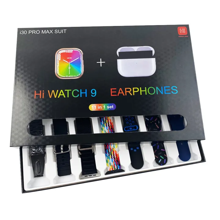 2023%20New%20Arrival%20I30%20PRO%20Max%20Suit%20Smart%20Watch%207+4%20with%20Earbuds%202.3%20Inch%20HD%20Large%20Screen%2049mm%20Smart%20Watch%20Tws%20Earphones%20I20%20Ultra%20-%20Image%204