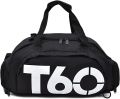 T60 Bag travel Backpack Gym Bag, hiking bag, Sport tote Bag, Travel Bag Weekender Luggage Tour Bag Unisex Duffel Backpack. 