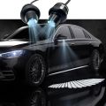 2 PCS Wings Light for Bike and Car Rearview Mirror Welcome Lights, Wings Light for Car, Bike Lights in Red, Blue and White color, Angel Wing Courtesy Puddle Light, Side Mirror Projector Lights Car Accessories for All Brands & Models. 