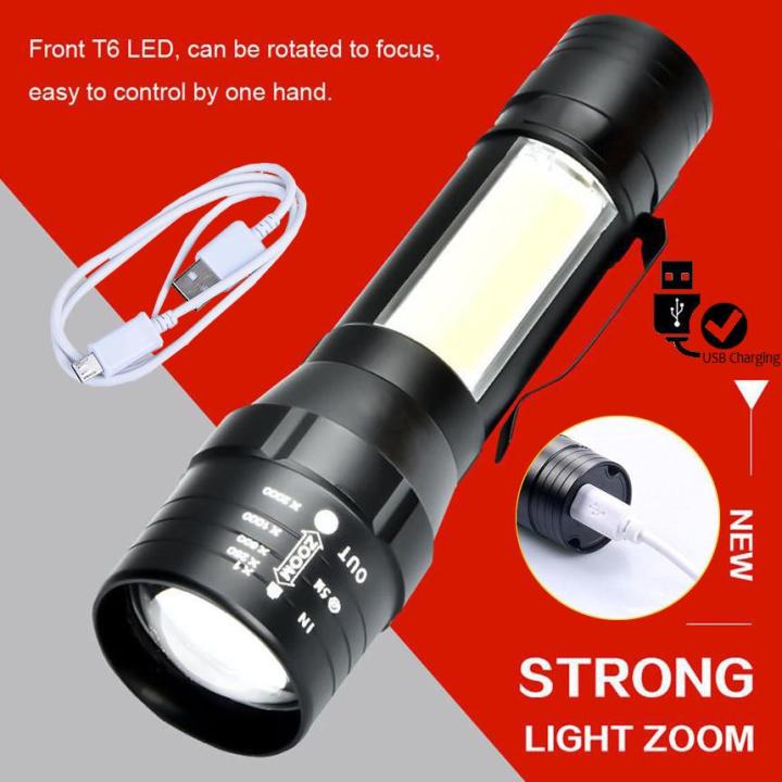 USB%20Rechargeable%20Waterproof%20Zoomable%20LED%20Flashlight%20Torch%20Tial%20Clip%20-%20Flashlight%20Rechargeable%20Telescopic%20Zoom%20Torch%20Mini%20LED%20Light%20&%20Cable%20-%20Image%206