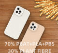 Wheat straw recycled Pla eco friendly mobile cases 100% bio degradable phone case for Samsung Galaxy S22 S22 plus s22 ultra. 