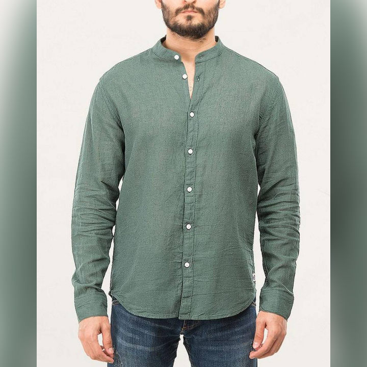 Banded Collar Shirt Polignac-Special Online Price
