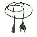 3.7 Feet AC 110V-220V Power Cable for DC Adapters, Laptop Chargers, Power Supply, and Tape Recorder - 2 Pin Lead Cord - Durable and Reliable for Home and Office Use | SUPER ALL IN ONE. 