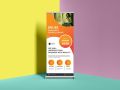 Advertising Roll Up Stand – Custom Printed Banner with Stand & Bag | Retractable Roll Up Banner Stand |  Pop Up Roll Up Standee |  Abdul Graphics. 