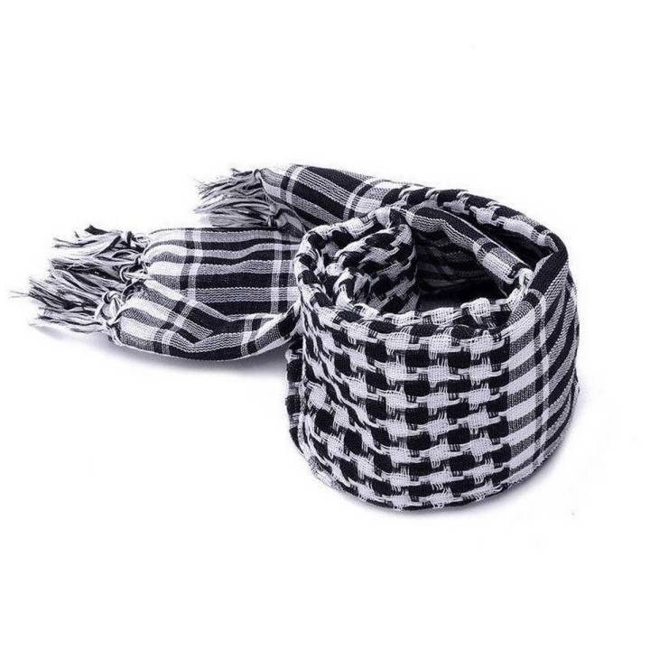 【ALLGOOD】Mens New Keffiyeh Army Military Tactical Arab Desert Scarf Head Wrap