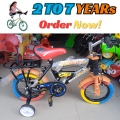 Super Fine Ultra Kids Bicycle12 Inch Age 3 to 7 BMX Foam Tyres & Brakes With Supporting Wheels. 