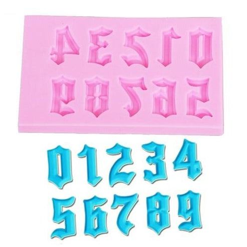 Numbers Silicone Fondant And Chocolate Mold