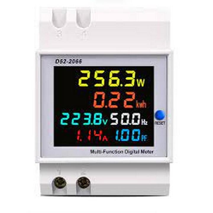 ORIGINAL TOMZ 6IN1 din rail AC monitor 110V 220V 380V 100A Voltage