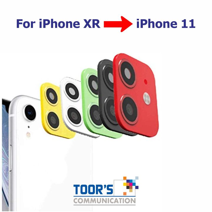 Iphone xr to Iphone 11 Lens Modified Camera Sticker Protector For iPhone XR Second Change 11 Pro Lens Sticker Converter
