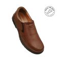 Strobel Handmade Pure Leather Brown Degar Shoes. 