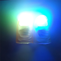 5 Pairs of LED Lights Flashing Finger Convenient Props Multifunctional Portable Light Electronic Replacement Accessories Green Light. 
