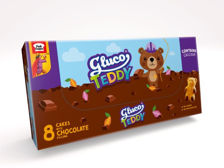 Peek Freans Gluco Teddy Cake Box - Chocolate
