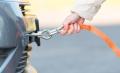 Vehicle Car Tow Chain Rope (Strength:  3 Ton) Towing Belt for Car - 1 Piece. 