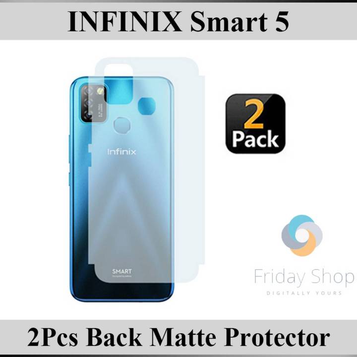 2Pcs Infinix Smart 5 Back Matte Protector Soft film Protection Soft Skin Sheet For Infinix Smart 5