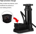 Bike Tire Pump Multifunctional Motorcycle Tire Inflation Pump Foot with Pressure Gauge Cycling Gear Foot Pump for Balloons Basketballs Air Cushions Electric Vehicles enhanced. 