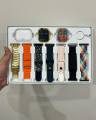 7 in 1 Ultra Smart Watch with Wireless Earbuds & 7 Interchangeable Straps – Bluetooth Calling, Sports Modes & Water Resistant Smartwatch for Men & Women. 