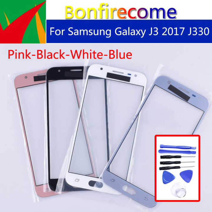 5.0 Touchscreen J330 For Galaxy J3 2017 J330 J330F SM-J330FN SM-J330N SM-J330F/DS LCD Front Touch Screen Glass Outer Lens