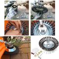 200mm Steel Wire Trimmer Head Grass Brush Cutter Dust Removal Weeding Plate Gearbox Fixing Kit for Lawnmower. 