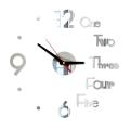 3D Wall Clock Creative DIY Wall Clocks -Removable Art Decal Mirror Stickers Living Room Home Decor Self Adhesive Hanging Watch. 