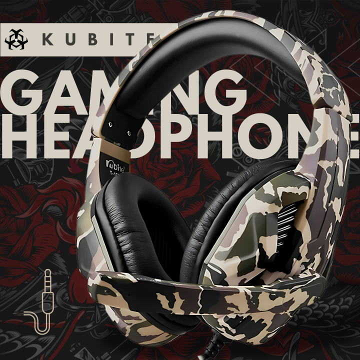 RGB Gaming Headphones 3.5mm With USB Earphone Professional Surround Stereo Headphone for PC, Laptop, PS4, PS5 & Xbox One - Ergonomic Over Ear Gaming Headset With Noise Cancelling Mic | USB + 3.5mm Jack Wired Headset | Best Quality Headphones for Gamers.