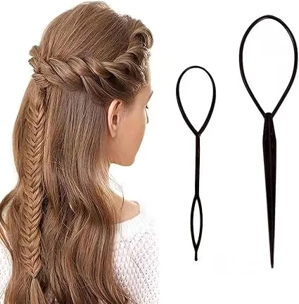 6%20Pcs%20Hair%20braiding%20tools-Including%20Hair%20braider,%20Zig%20Zag%20Pony%20tail%20maker,%20Hair%20Bun%20Hair%20styling%20comb%20and%20braiding%20accessories%20for%20Women%20-%20Image%205