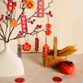 Party Decoration Essential Pendant Chinese New Year Decorations 16pcs Exquisite Spring Festival Pendant for Home Southeast Asian Buyers' Favorite. 