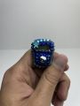 Tasbeeh Counter Fancy - Finger Tally Counter - Finger Counter Digital Led Tasbeeh, Mechanical Manual Clicker Number Lap Tracker Counter - Diamond Decorated. 