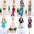 Barbie Doll Clothes and Barbi Body Accessories Barbi Outfit Handmade Party Wedding Dress Kids Toys Girls Gift 30 Cm. 