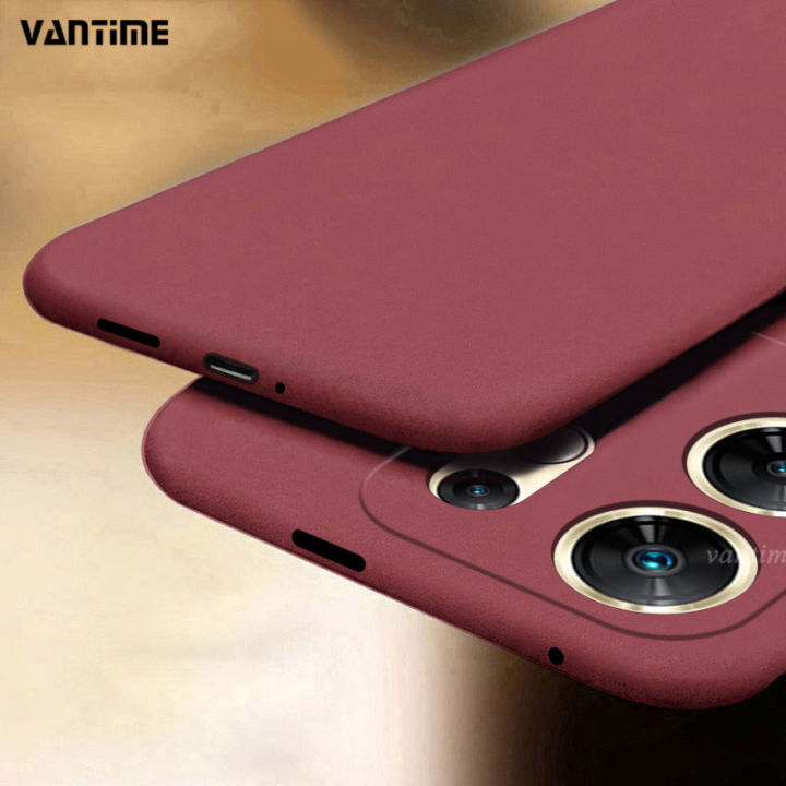 Vantime for Infinix Zero 30 4G Case Soft Sandstone Slim Matte Cover