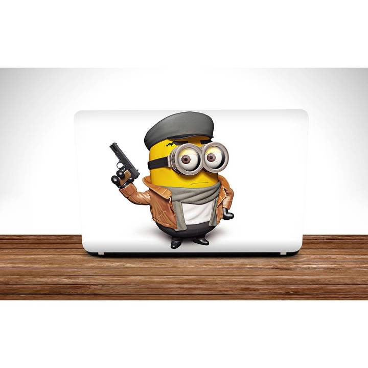 Minions Gangster Laptop Skin for all Laptop models 11.6 12 13 14 15 15.6 All sizes High Quality Vinyl