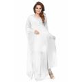 White Chiffon Dupatta For Girls/Ladies-Chiffon Dupatta 2.5 Meter Color Premium Chiffon Quality Durable Fabric Reasonable Stylish Look Dupatta. 
