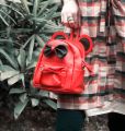 Imported Backpacks For Girls Mini Travel Bag Shoulder Mini Bags For Girls New Style Women Fashion Travel Backpack For Girls College University Backpacks Trendy PU Leather School Bag Backpack For Teenage Girls Bow casual school bag. 