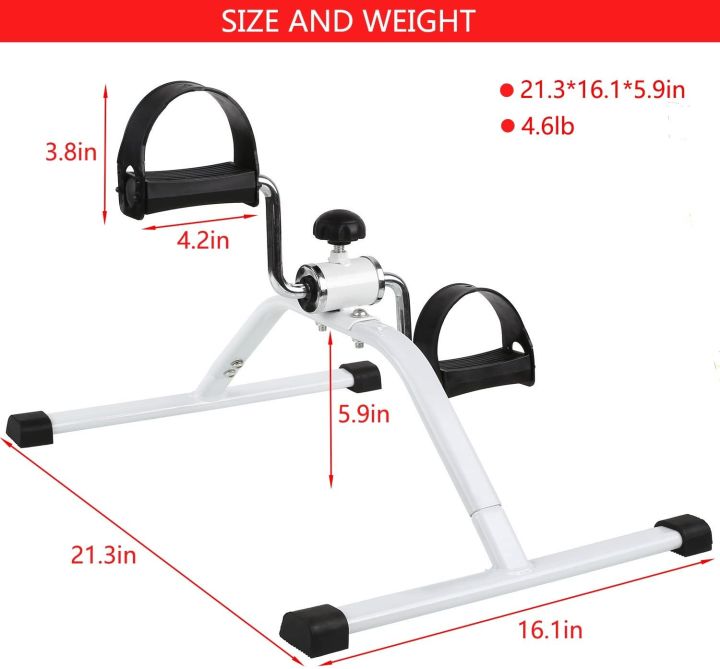Exerciser%20Leg%20Arm%20Workout%20Machine%20Under%20Desk%20Bike%20Foldable%20Mini%20Bike%20Foot%20Pedal%20Cycle%20-%20White%20-%20Image%208